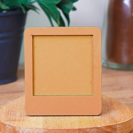 Mini İnstagram Çerçeve 5X5 - Turuncu resmi