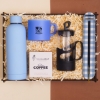 Premium Kahve & Tütsü Deneyim Kutusu | French Press, Termos ve Özenli Detaylar