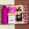Premium Özel Kutusunda Hediye, Çelik Suluk, Kupa Bardak, French press, Kahve, Tütsü