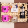 Premium Kahve Keyfi Hediye Kutusu | French Press, Kupa, Mum, Kahve