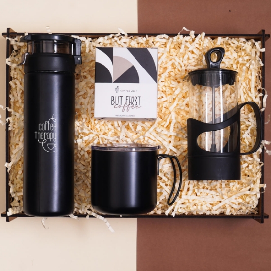 Premium Hediye Kutusu, Frenchpress, Termos Bardak, Filtre Kahve, Cam Suluk
