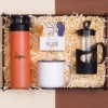 Premium Hediye Seti, French press, Termos Kupa, Filtre Kahve, Cam Suluk
