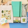 Ahşap Kutulu Kadın Hediye Seti – Defter, Fular, Kupa Bardak, Sabun ve Bez Çanta