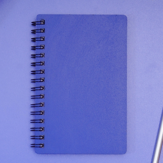 Egraf Ahşap Kapaklı Defter (Mdf)  9x15cm-Mavi