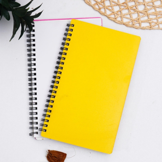 Egraf Ahşap Kapaklı Defter (Mdf)  13x21cm-Sarı