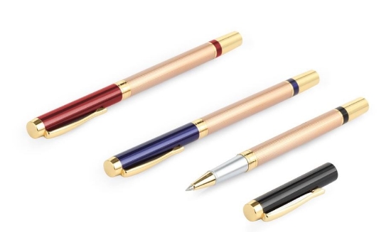 Metal Roller Kalem Gold Kasa - Siyah resmi