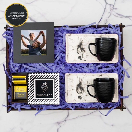 Kahve Fincanı, Fotoğaf Çerçevesi, Çikolata   Hediye Kutusu